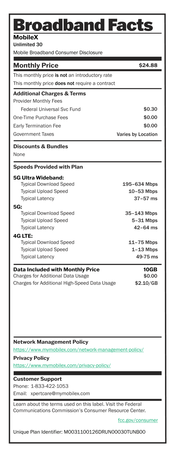 Broadband Facts Mobile